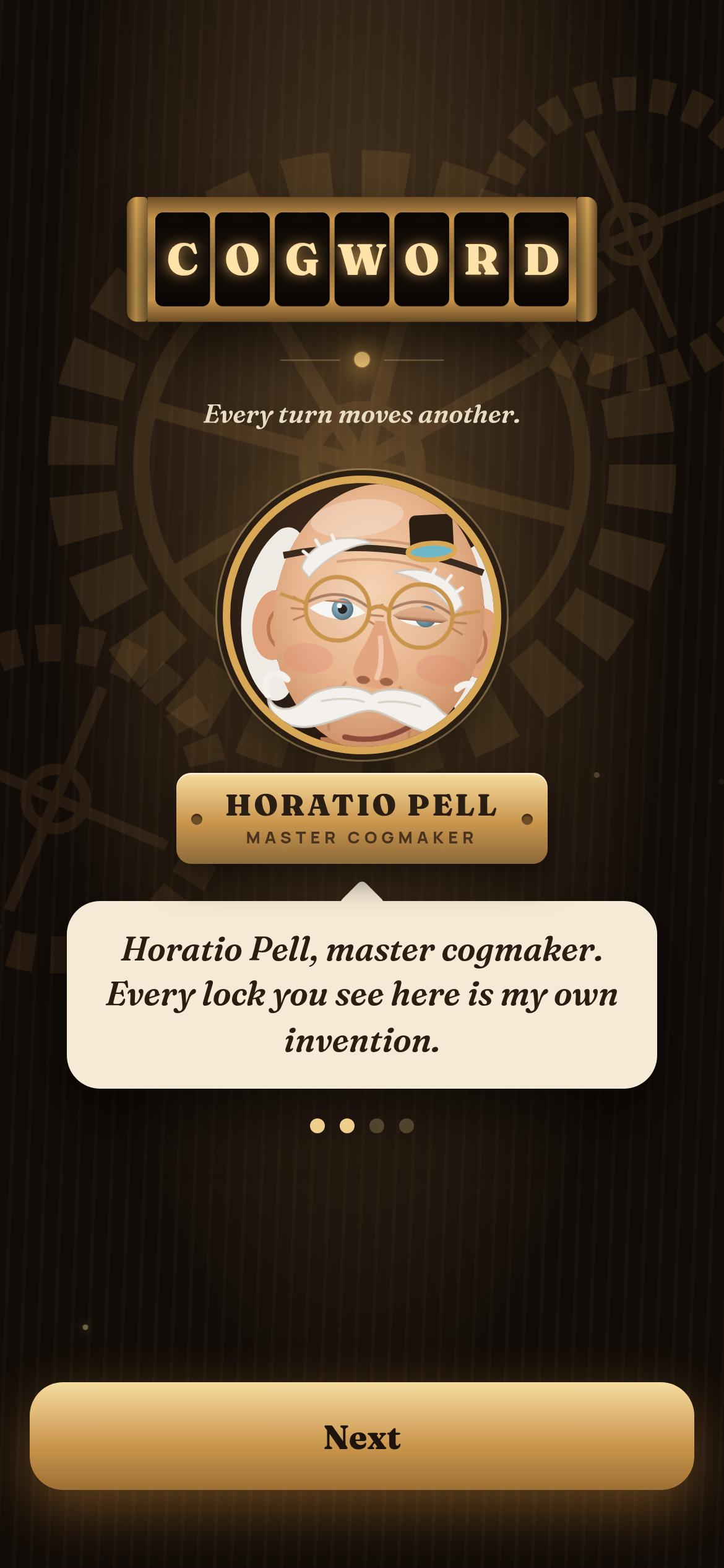 Horatio Pell introduces himself